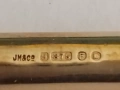 Златен молив маркиран 375 - 9к 1930г 20,61гр Англия, снимка 3