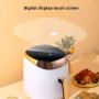 5 литра Елегантен Компактен Air Fryer - Фритюрник с горещ въздух , 1200 W, Тъч скрийн управление, снимка 4