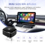 Нов безжичен CarPlay, Android Auto адаптер USB донгъл Smart Mini Box Plug and Play универсален, снимка 9