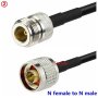 Коаксиален кабел N Female - N Male / LMR240 / 2 метра, снимка 1 - Друга електроника - 44259993