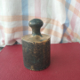 Царска Бронзова теглилка от 1 кг.  Маркери от 1925 г., снимка 1 - Антикварни и старинни предмети - 44742652