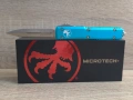 Microtech Ultratech OTF Double Edge Stonewash Turquoise., снимка 1