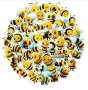 50 бр Пчели Пчелички Пчела самозалепващи лепенки стикери за украса декор ръчна изработка