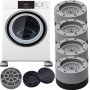 Комплект 4 антивибрационни крачета – за пералня, сушилня, хладилник, снимка 1 - Други стоки за дома - 39054252