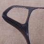 Декоративен панел за волан с въглеродна текстура (carbon fiber), подходящ за Mercedes C-Class W205 и, снимка 3