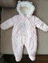 Продавам ватиран, дебел, пухен бебешки зимен космонавт за момиче - розов, снимка 1 - Бебешки ескимоси - 42741107