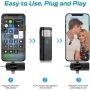 микрофонен комплект  Plug & Play, функция за намаляване на шума, съвместим с Android и IOS, снимка 7
