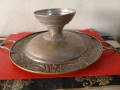 Посребрена купа,фруктиера арт деко, снимка 5