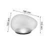 Led соларна лампа Stone - красив дизайн и естествен вид, снимка 2