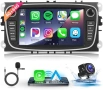 Нова Android 13 мултимедия за Ford Focus Mondeo 4GB 64GB CarPlay за кола, снимка 1