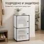 ️ Бял модулен шкаф ELEGANCE с 2 отделения, 37 x 39 x 73 см, снимка 2
