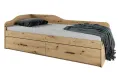 Легло с чекмеджета Сити 2023 дъб артисан или комбинация мока/ лате, снимка 2