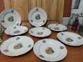 Стар български порцелан чинии , снимка 1 - Антикварни и старинни предмети - 39896821
