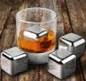 Food-Grade 304 SS Stainless Steel Whisky Stones Метални Ледчета Уиски Ракия Вино Коктейли Сок Бира