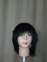 Къса Черна перука за парти , снимка 4