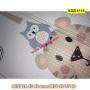 Сгъваемо детско  килимче за игра, топлоизолиращо 160x180x1cm - модел Лисица и Тигър - КОД 4135, снимка 4