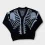 Shein Skeleton Y2K Graphic Sweater, снимка 1