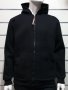 Нов мъжки черен суичър с ЦИП и качулка, снимка 7
