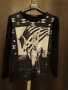 Тениска с дълъг ръкав памук с еластан, с Мерлин Монро в  USA вариант , изчистен гръб в черно., снимка 13