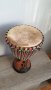 Тарамбука/Джембе от масивно дърво и естествена кожа, снимка 7