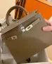 Чанта Hermes Kelly 25 etoupe, снимка 6