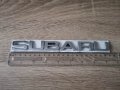 сребрист надпис емблема Субару Subaru, снимка 3