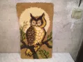 Jungans Wolle 5100 Aachen сова ново вълнено пано за стена ръчна изработка 49х29см , снимка 13