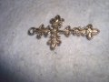 МНОГО КРАСИВ РЕТРО СТИЛ НАГРЪДЕН КРЪСТ ПОСРЕБРЕН 27483, снимка 6