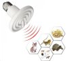 100W керамична лампа за отопление на инкубатор, терариум , снимка 1 - Друга електроника - 44411223