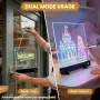 LED светеща презареждаща дъска за рисуване за деца 35x26 см с акумулаторна батерия 1500 mAh и 4, снимка 4