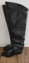 Уникални ботуши Christian Louboutin над коляното, естествена кожа, снимка 1