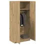 vidaXL Гардероб Artisan Дъб 90x52x200 cm Инженерна дървесина, снимка 3