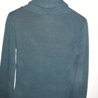  Дамска блуза поло тъмнозелено със сърце, снимка 4 - Блузи с дълъг ръкав и пуловери - 30212655
