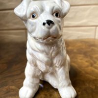 Прекрасно куче от порцелан със седефен ефект, снимка 2 - Антикварни и старинни предмети - 42357692