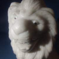 Страхотна мраморна скулптура на лъв, снимка 4 - Други ценни предмети - 39487465