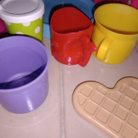 Приспособления за детска кухня,чаши,чинии,прибори,храни, снимка 3 - Фигурки - 44509688