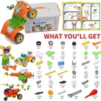 Нов STEM Комплект играчки за Строителство Деца Момичета Момчета Подарък, снимка 9 - Други - 42548107
