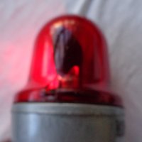 Ретро червена лампа употребявана 12V  напълно изправна Made in Poland произ. 07.1982 год. , снимка 13 - Аксесоари и консумативи - 38781868