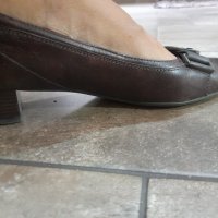Ежедневни тъмно кафеви дамски обувки № 38, снимка 3 - Дамски ежедневни обувки - 37928184