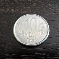 Монета - Бразилия - 10 центавос | 1994г., снимка 1 - Нумизматика и бонистика - 29294167
