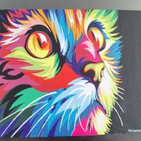 Картина "Art Cat" , снимка 2 - Картини - 33949640