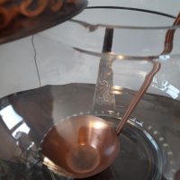 Немска купа за пунш с метален обков и шест чаши, снимка 3 - Сервизи - 31761872