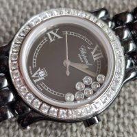 Дамски луксозен часовник Chopard  Happy Sport&Diamonds HIGH-TECH CERAMICS SCRATCH PROOF , снимка 2 - Дамски - 32440776