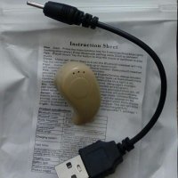  Блутут слушалка, безжична слушалка, нова, снимка 3 - Bluetooth слушалки - 37409144