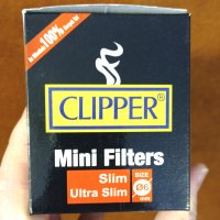 Пластмасови Филтри за Цигари CLIPPER - 6 мм (слим), 324 бр и 36 приставки 5.5 мм(ултра-слим) , снимка 1 - Други - 40150783