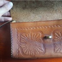 стара кожена чанта от естествена кожа, снимка 8 - Колекции - 30126700