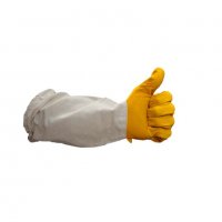 Пчеларски ръкавици модел 2020 МАХ, от естествена кожа с ръкавели (максимална защита от ужилване), снимка 3 - За селскостопански - 31964582