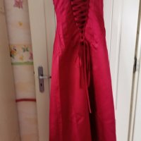 Червена официална дамска рокля, снимка 3 - Рокли - 31619038