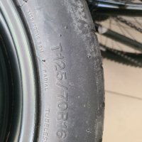 Резевна гума за VW EOS,JETTA,GOLF... 5x112 T125/70/R16, снимка 2 - Гуми и джанти - 37157626