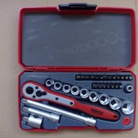 teng tools тенг гидория 3/8 34 части камъни комплект хром ванадий, снимка 3 - Куфари с инструменти - 42289343